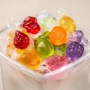 Fruit-flavoured boiled sweets ready for party favours
